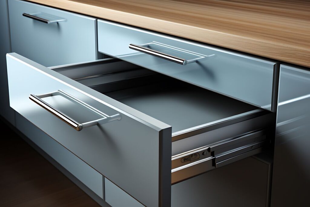 adjustment of drawers slides