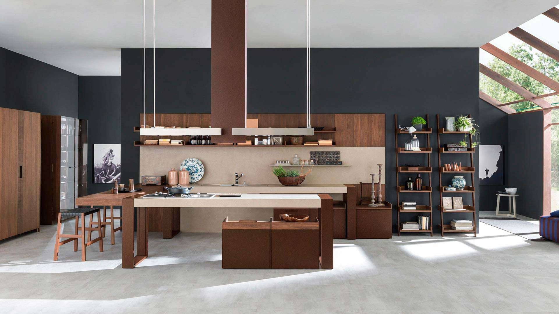 pedini designer lacquer kitchen
