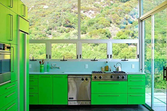 A Lush Green Landscape Comes Indoors