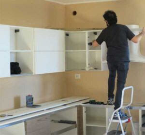 European Kitchen Cabinet Installation