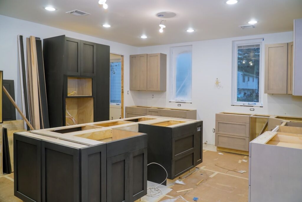 Cabinet Refacing Process
