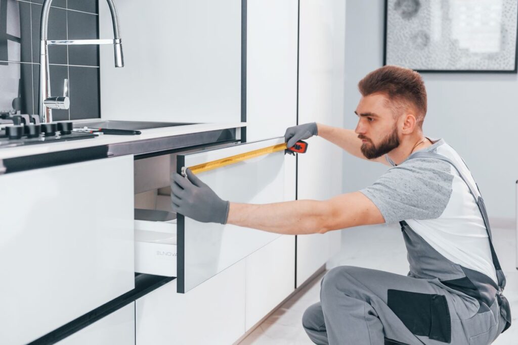 measure for replacing cabinet doors