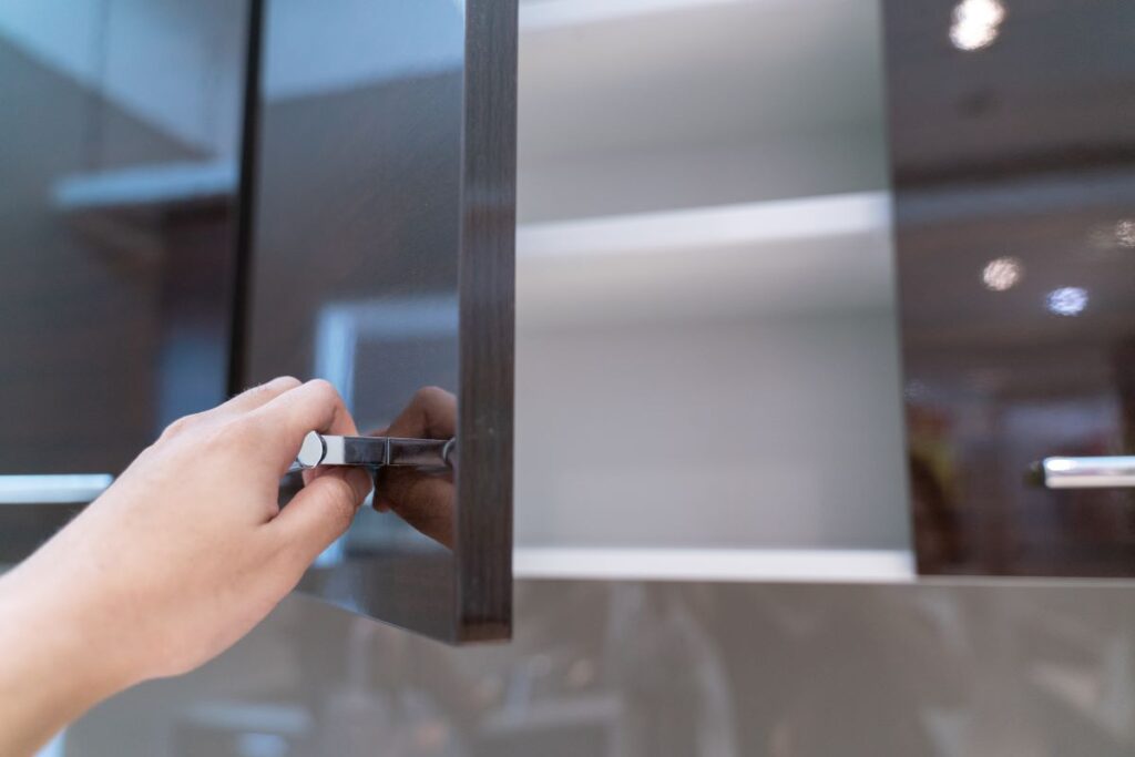 replacing the cabinet doors